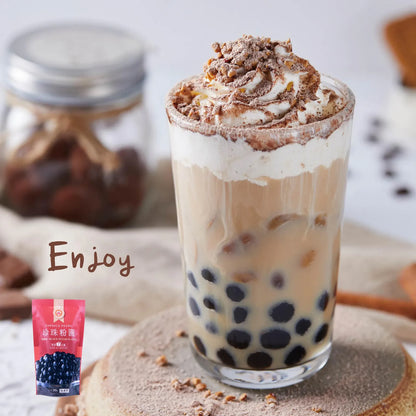 Perlas De Tapioca Boba Sabor Azúcar Negro Cocción Rápida 3 Paquetes