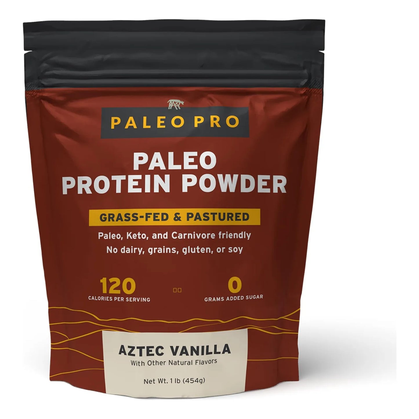 Proteína En Polvo Paleo De Vainilla Alimentada Con Pasto Sin Gluten Ni Lácteos