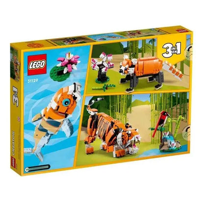 Kit De Construcción Lego Creator 31129 Majestic Tiger 3 En 1 755 Piezas