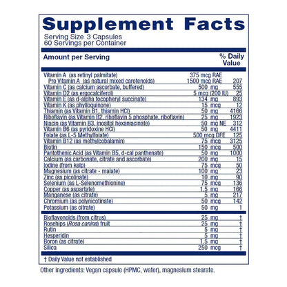 Multivitaminico Para Mujeres 180 Capsulas Vegetarianas Energia Y Vitalidad