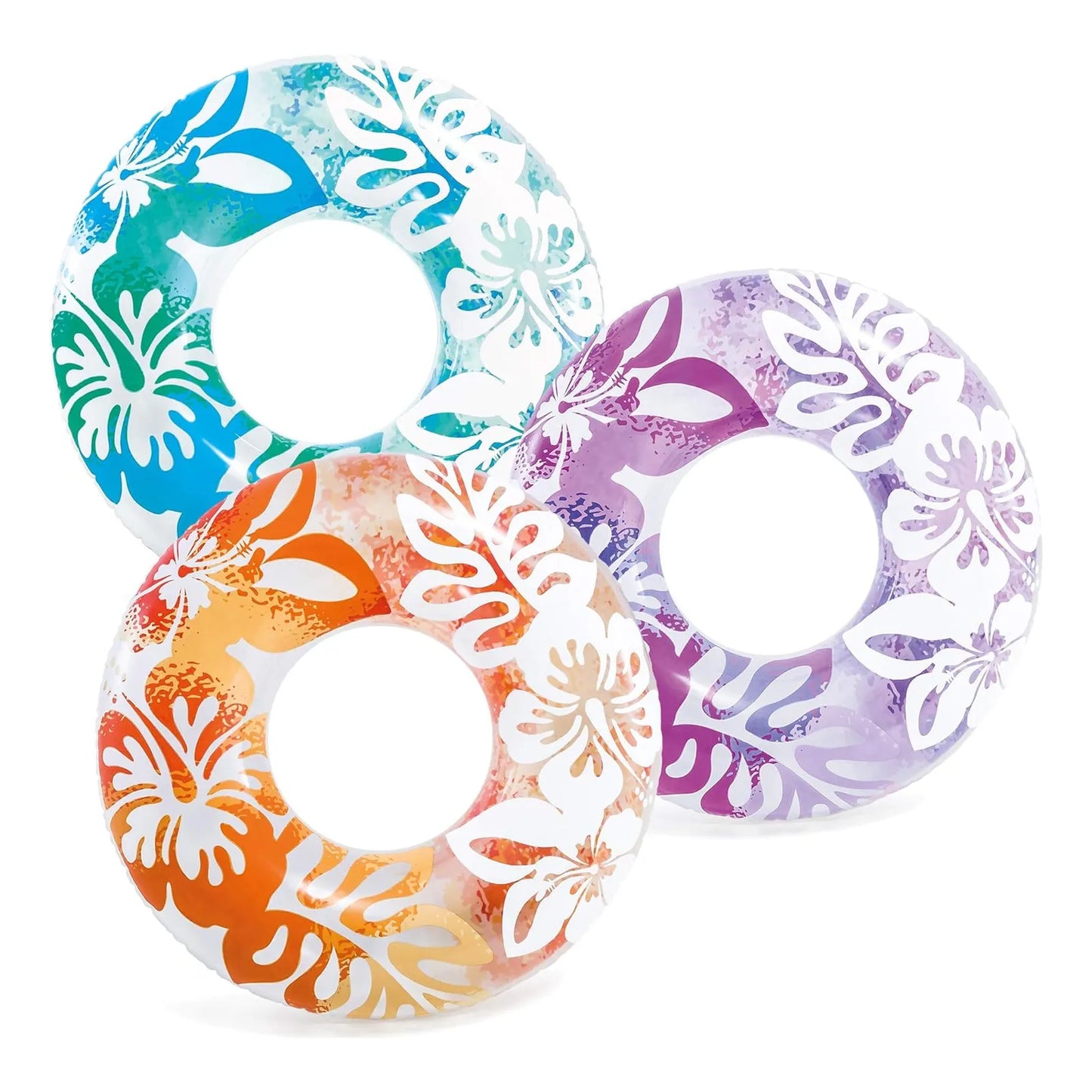 Paquete De 3 Tubos Transparentes Intex 36 Pulgadas Colores Variados Diversion Segura