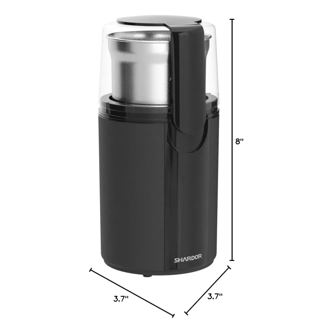 Molinillo Eléctrico Shardor Para Café Y Especias Con 2 Cuencos Acero Inoxidable