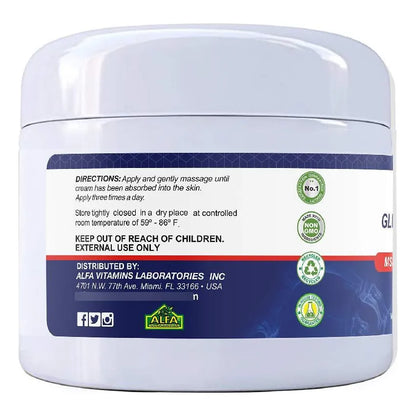 Crema De Glucosamina Condroitina MSM Y Colágeno Alivia Dolores Articulares Y Musculares