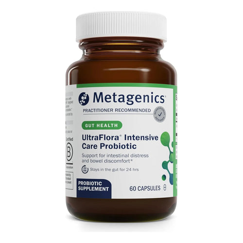 Probiótico Ultraflora Cuidado Intensivo Para Salud Digestiva Metagenics 60 Cápsulas