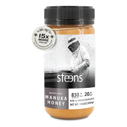 Miel Manuka Pura 100% MGO 830+ UMF 20+ Envasada En Nueva Zelanda 17.6 Oz
