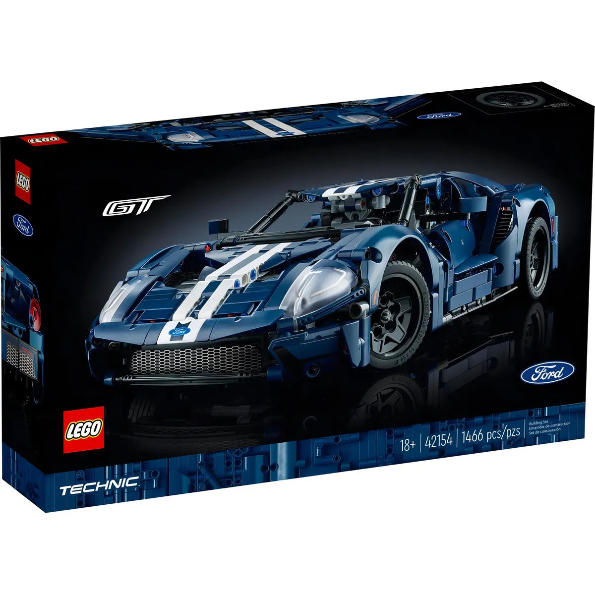 Lego Technic Ford GT 2022 42154 Set De Construcción 1466 Piezas
