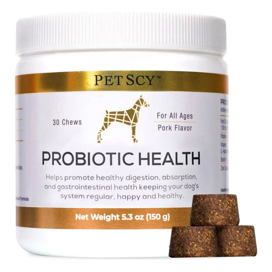 Masticables Probióticos Para Perros Con Fibra Prebiótica Mejora Digestión Y Defensas