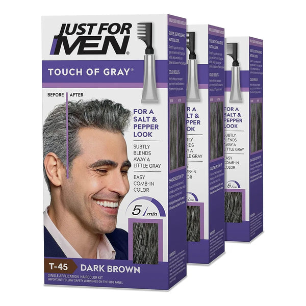 Triple Pack Touch Of Gray Ju Cubre Canas Al Instante Color Natural