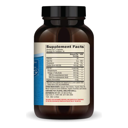 Aceite De Krill Antártico 2000 Mg Omega 3 EPA DHA Salud Cerebral Y Corazón