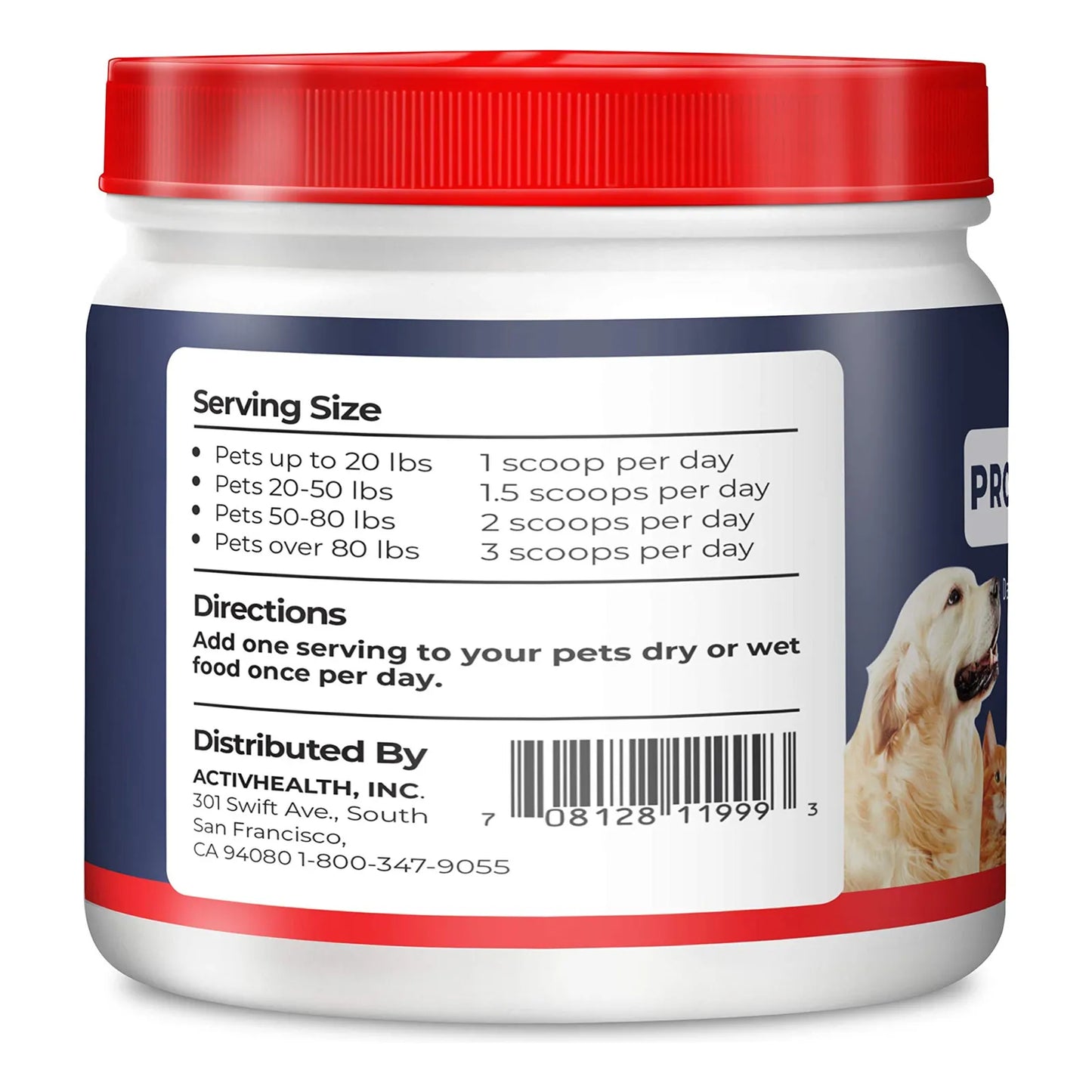 Geneflora Enzimas Digestivas Y Probióticos Para Mascotas 125 Mg 120 Porciones