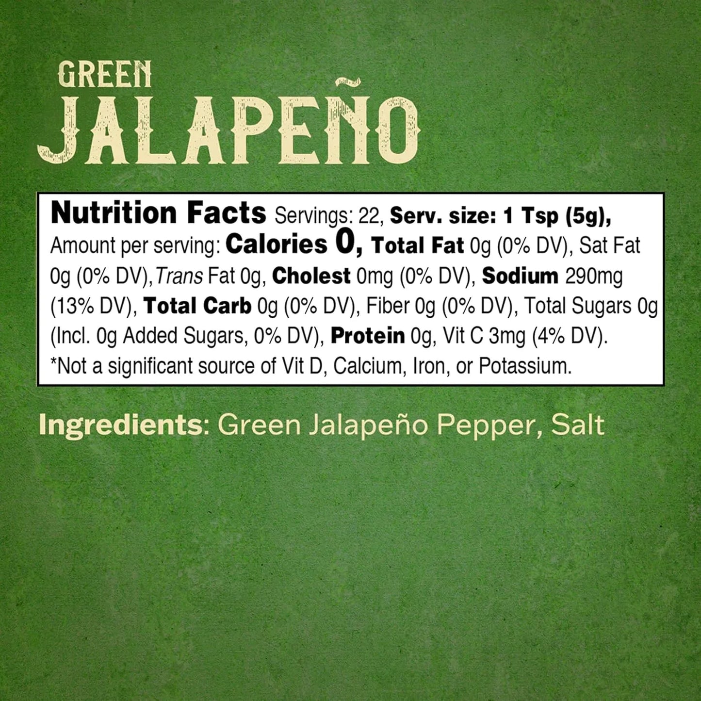 Salsa De Puré De Pimienta Y Jalapeño Verde Condimento Picante Sin Gluten
