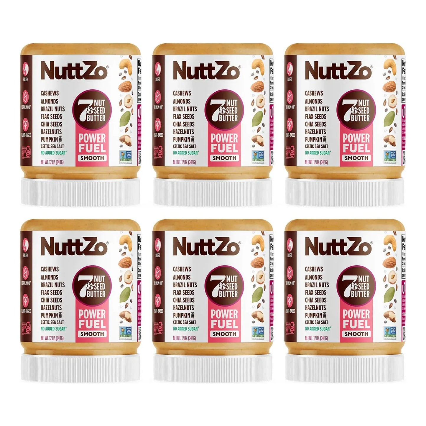 Mantequilla Natural De Nueces Y Semillas Mezcla Energética 7 Ingredientes Sin Azúcar Añadido