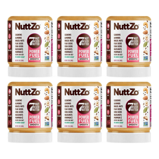 Mantequilla Natural De Nueces Y Semillas Mezcla Energética 7 Ingredientes Sin Azúcar Añadido