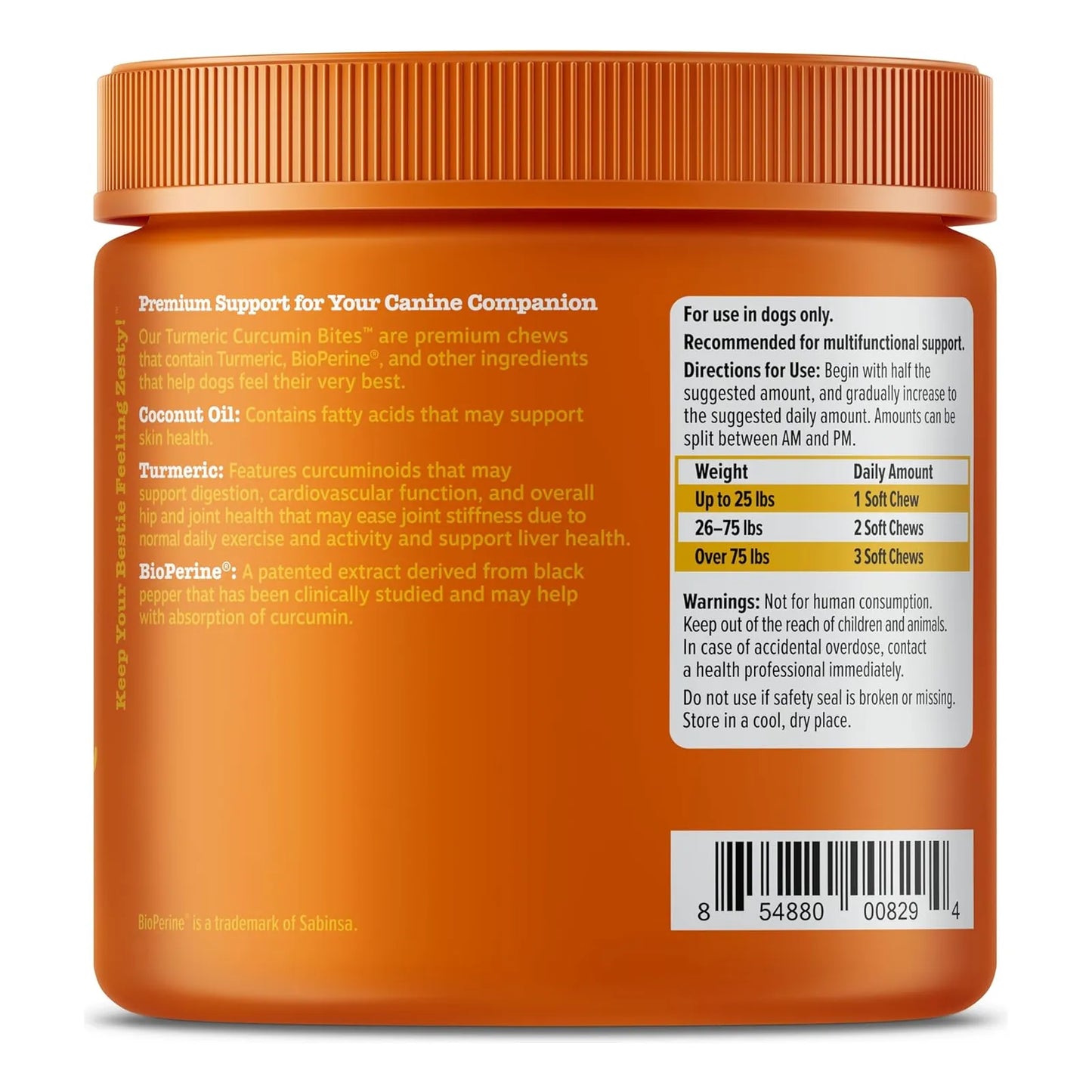 Curcumina De Cúrcuma Para Perros 95 Curcuminoides Salud Articular Y Digestiva
