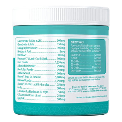 Polvo Con Sabor A Queso Para Perros Con Glucosamina Y Condro Alivia Dolor Articulaciones