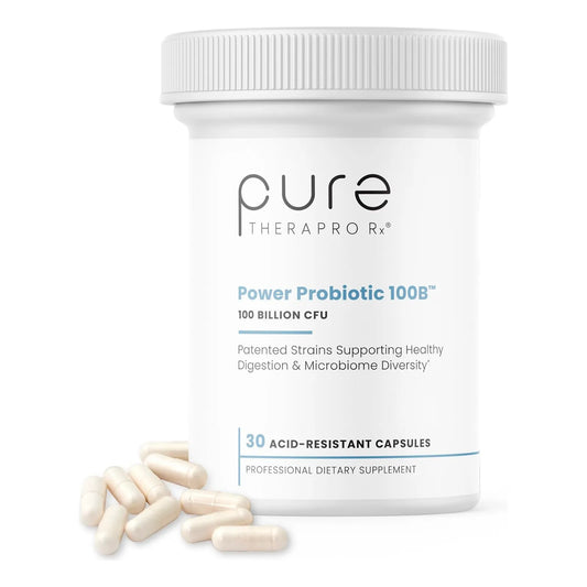 Probiótico Pure TheraPro Rx Power 100B 30 Cápsulas Flora Digestiva
