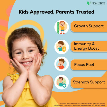 Kidbest Jarabe Multivitamínico Infantil 200 Ml Sabor Delicioso Para Niños 3 A 13 Años