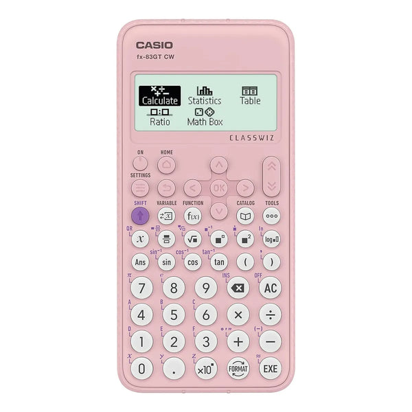 Calculadora Cientifica Casio Fx 83gtcw Rosa Funciones Avanzadas