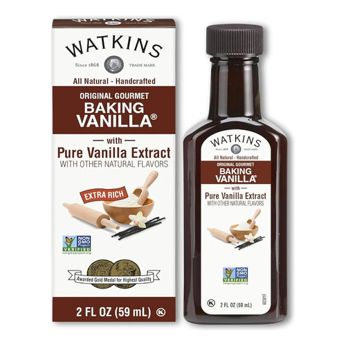 Vainilla Natural Para Hornear Watkins Hecha A Mano 118ml Sabores Naturales Sin Gluten