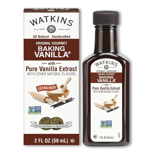 Vainilla Natural Para Hornear Watkins Hecha A Mano 118ml Sabores Naturales Sin Gluten