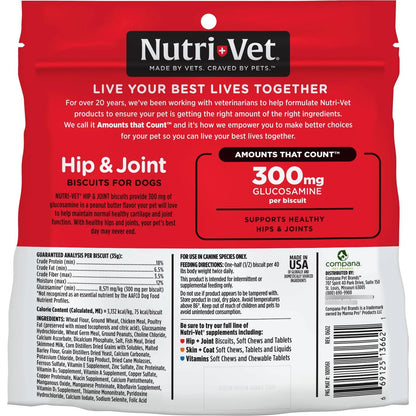 Galletas Sabor Glucosamina Para Cadera Y Articulaciones De Perros NutriVet