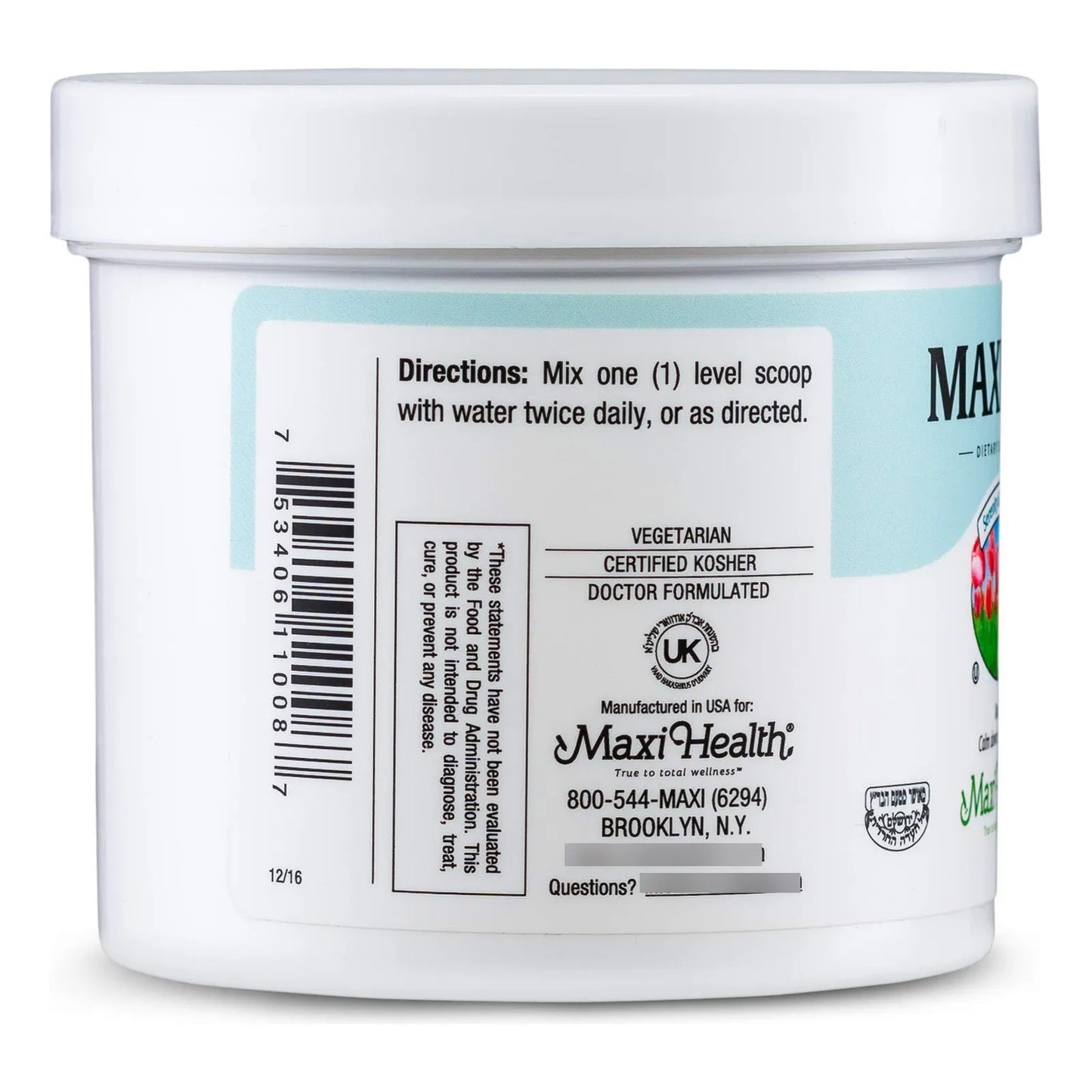 Paquete De 8 Cápsulas Maxi Health ITC Vitaminas Y Minerales