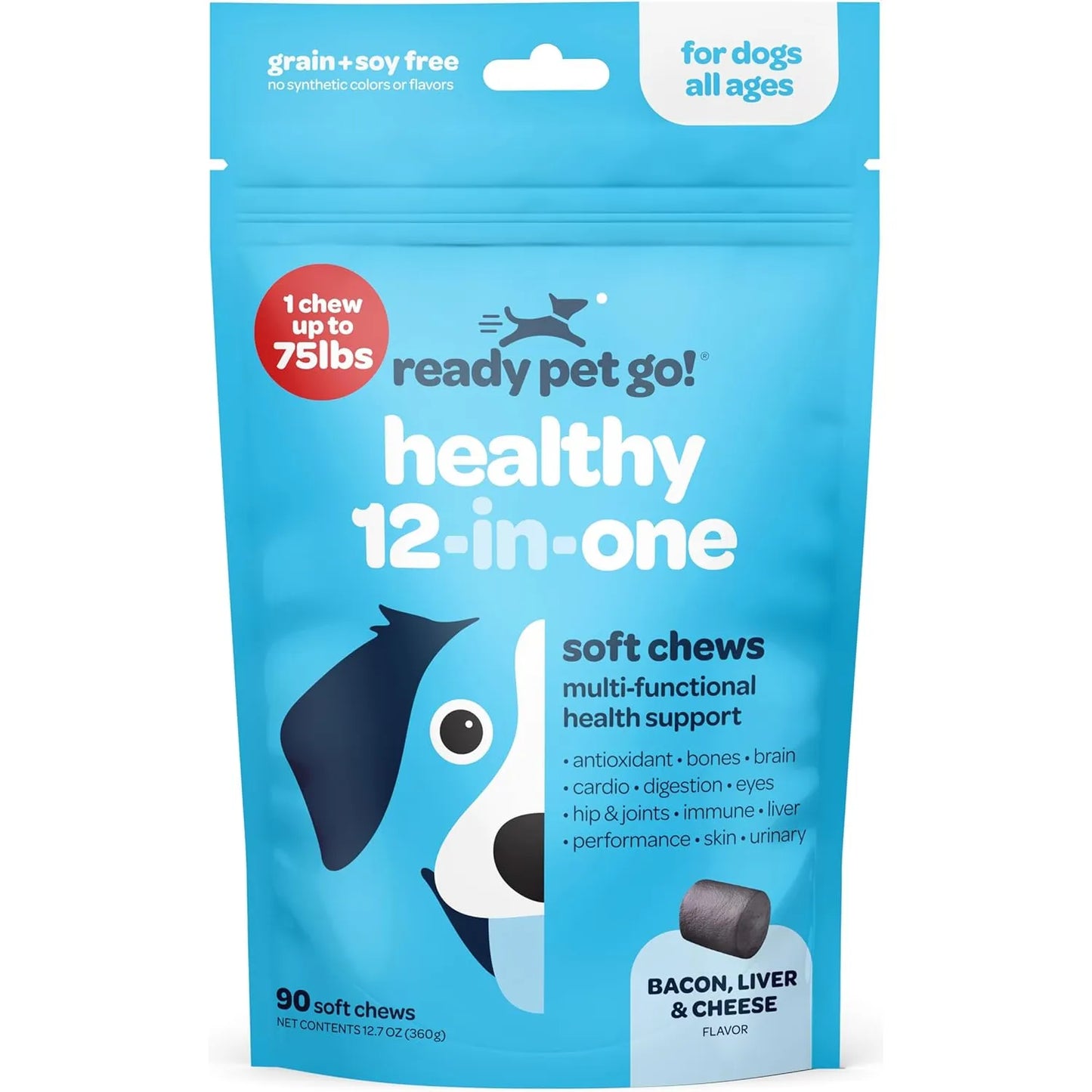 Multivitaminas Para Perros 12 En 1 Sabor Delicioso Salud Articulaciones Y Piel