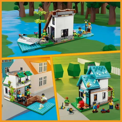 Lego Creator 3 En 1 Casa Acogedora 31139 Juego De Construcción Familiar
