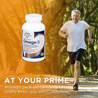 Aceite De Pescado Recubierto Entérico 1100 Mg Omega 3 DHA EPA Sin Regusto