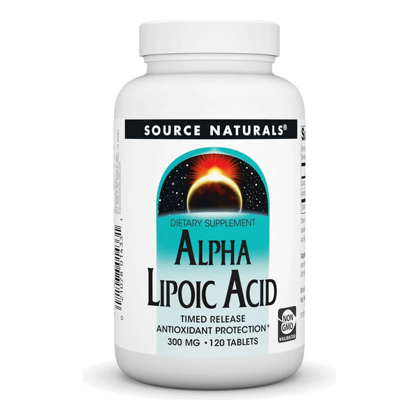 Ácido Lipoico 120 Cápsulas Energía Antioxidante Potente Source Naturals