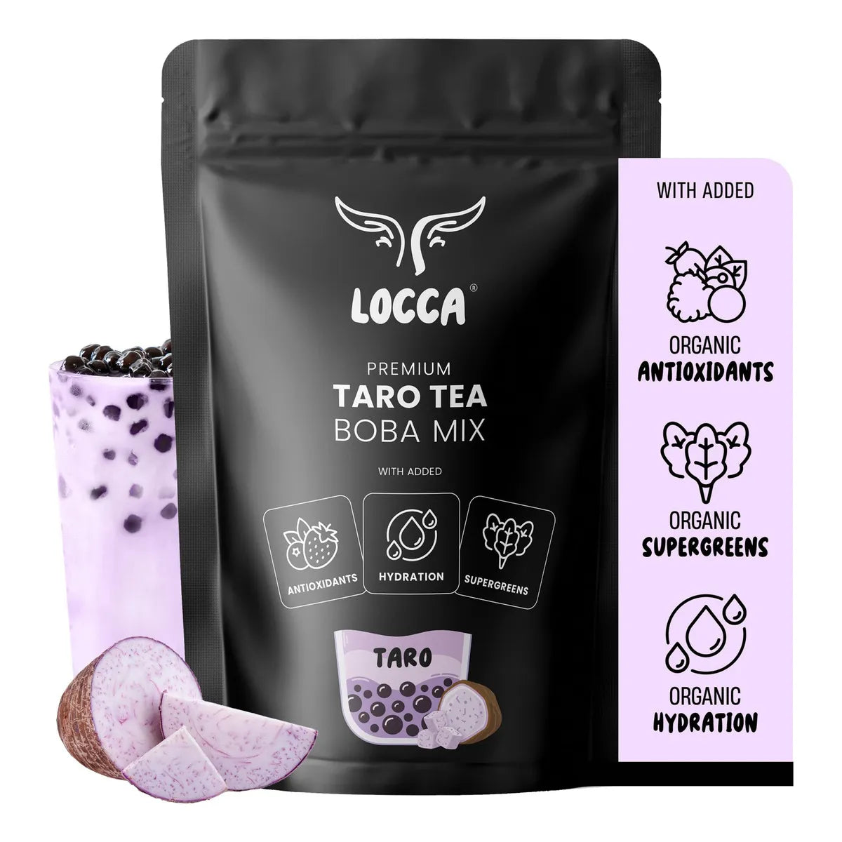 Polvo De Taro Premium Antioxidante Hidratante Para Bebidas Natural