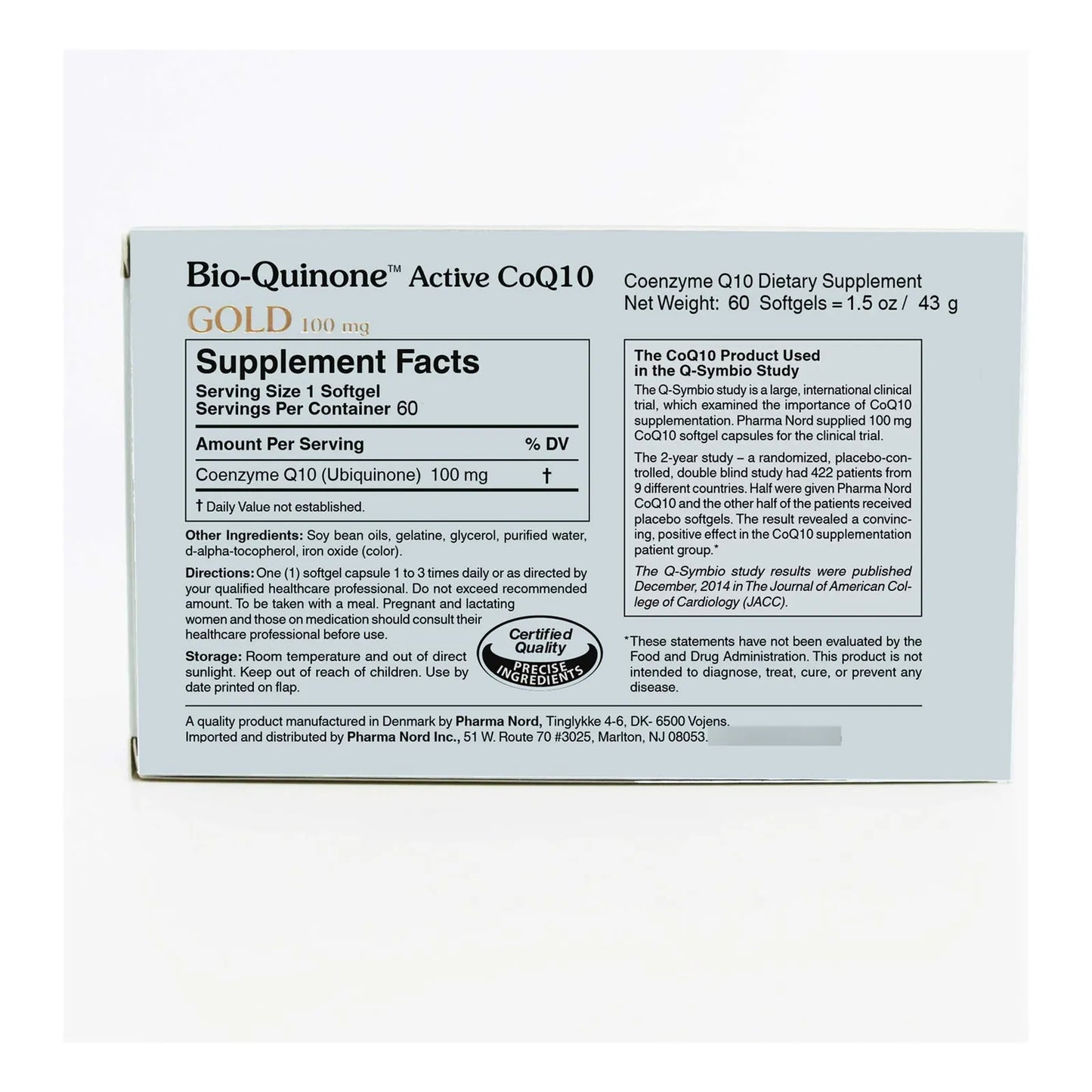 Coenzima Q10 100 Mg Alta Absorción Antioxidante Energía Salud Cardíaca Fertilidad 60 Cápsulas