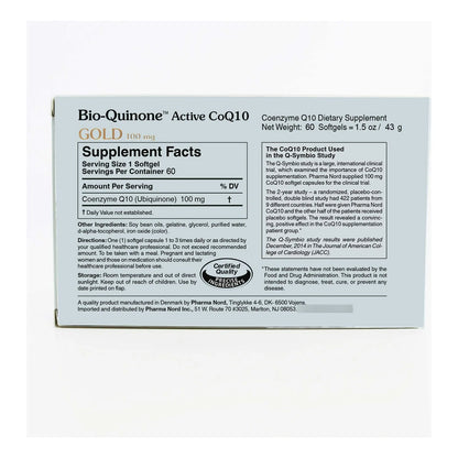 Coenzima Q10 100 Mg Alta Absorción Antioxidante Energía Salud Cardíaca Fertilidad 60 Cápsulas