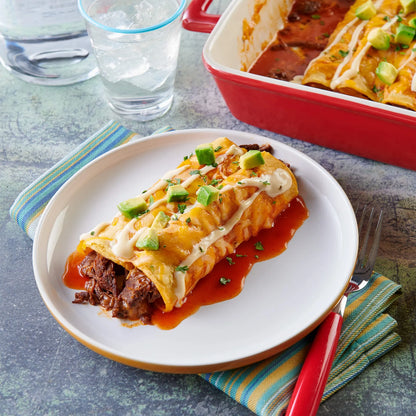 Salsa Enchilada Roja Caliente 10 Onzas Paquete De 12 Latas Auténtico Sabor Picante