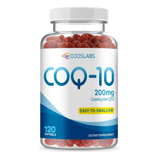 Coenzima Q10 200mg 120 Cápsulas Blandas Antioxidante Para Energía Y Corazón