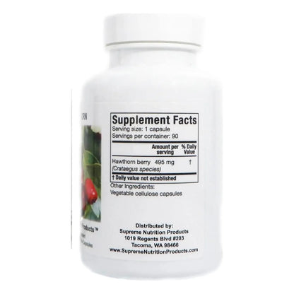 Cápsulas De Bayas De Espino Puro 90 Unidades Supreme Nutrition Para Bienestar