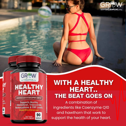 Suplemento Cardiaco Natural 22 Hierbas Vitaminas Salud Cardiovascular Trigliceridos