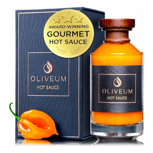 Salsa Picante Gourmet De Pimientos Habaneros 250ml Oliveum Sabor Único