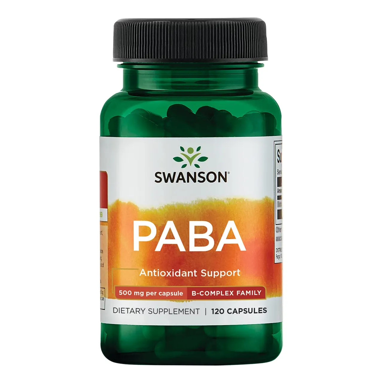 Paba 500 Miligramos 120 Capsulas Para El Bienestar Celular