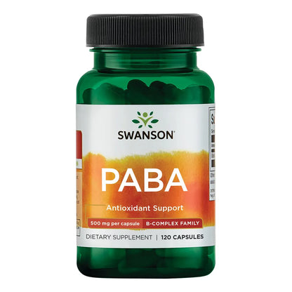 Paba 500 Miligramos 120 Capsulas Para El Bienestar Celular