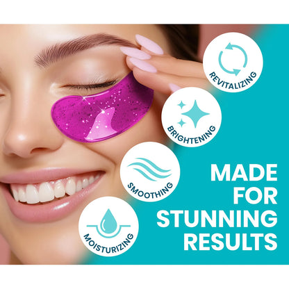 Parches Hidratantes Para Ojeras Y Ojos Hinchados Con Colágeno 30 Pares