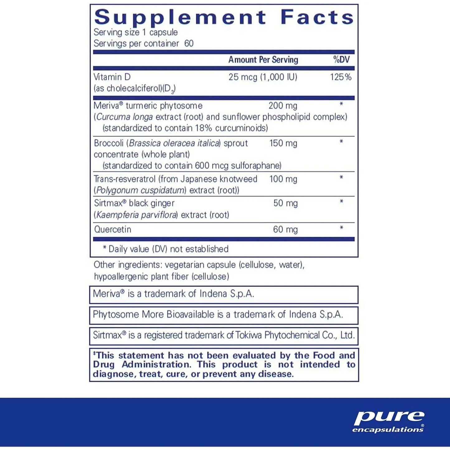 Pure Encapsulations Inmune Equilibrado 60 Capsulas Apoyo Inmunologico Articular Gastrointestinal
