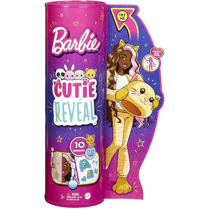 Muñeca Barbie Cutie Reveal Disfraz Gatito - Imagen 3