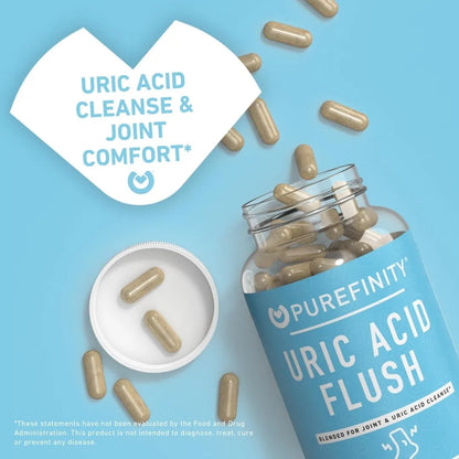 Ácido Úrico Flush Cleanse Soporte Articular Con Extracto De Cereza Y Cúrcuma