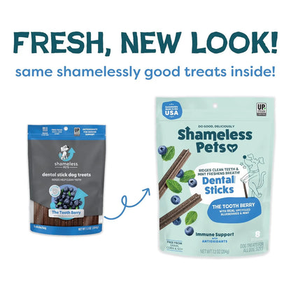 Golosinas Dentales The Tooth Berry Para Perros Limpieza Dental Y Aliento Fresco