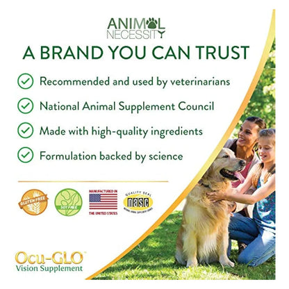 Ocu GLO Suplemento PB Vision Para Perros Y Gatos Con Luteina Y Omega 3