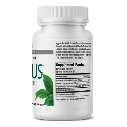Oxy Plus Limpiador De Colon Accion Rapida 75 Capsulas Alivio Estrenimiento