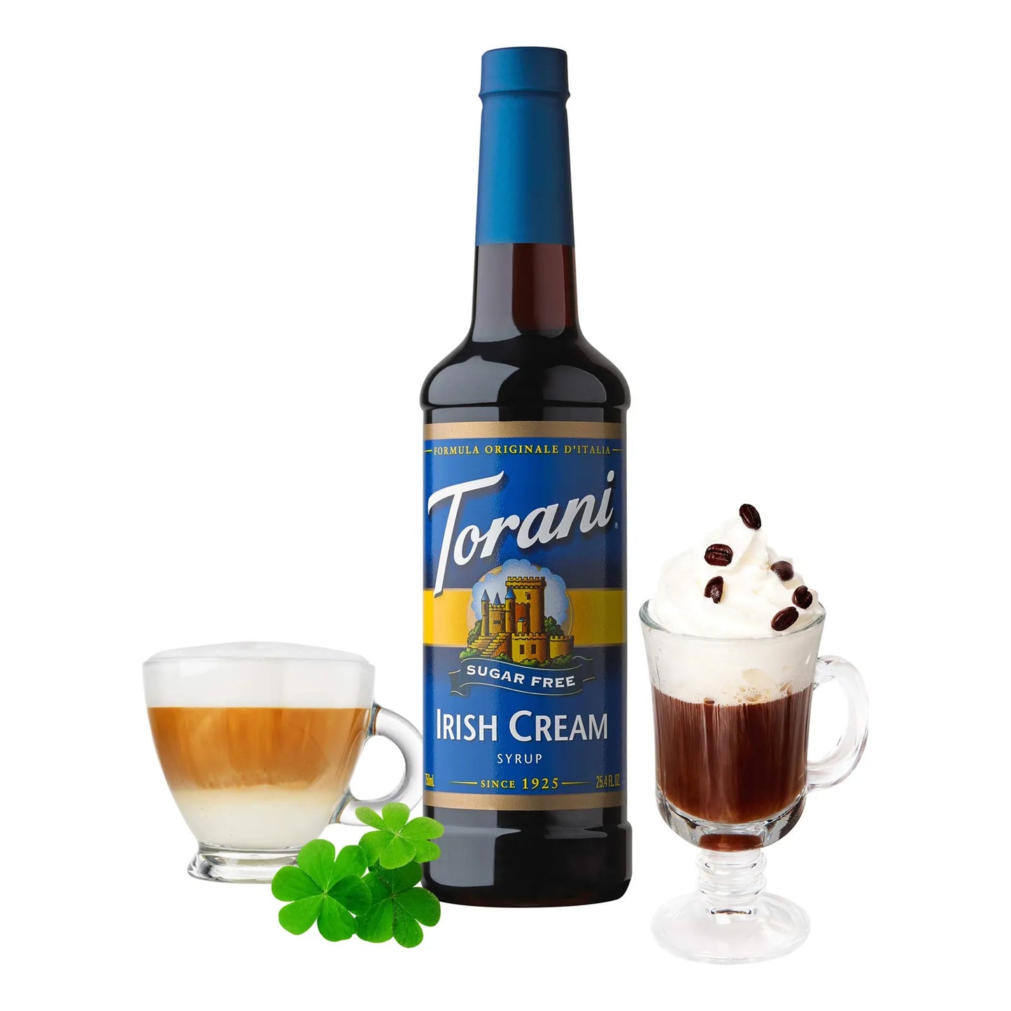 Sirope Torani Crema Irlandesa Sin Azúcar Pack X4 25.4 Oz Ideal Café Postres