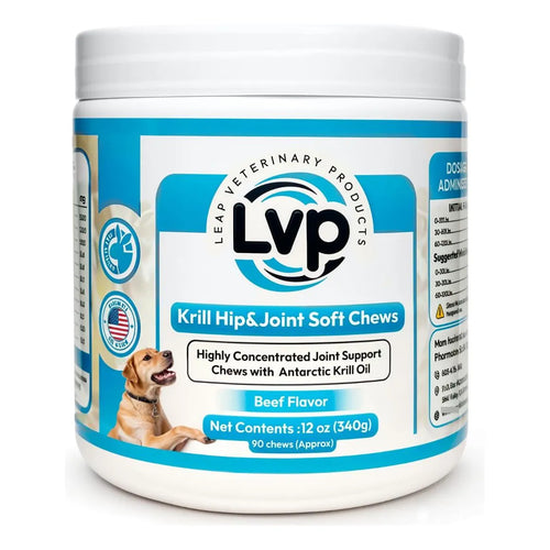 Masticables Suaves De Aceite De Krill Con Glucosamina Para Perros Salud Articular Y Movilidad