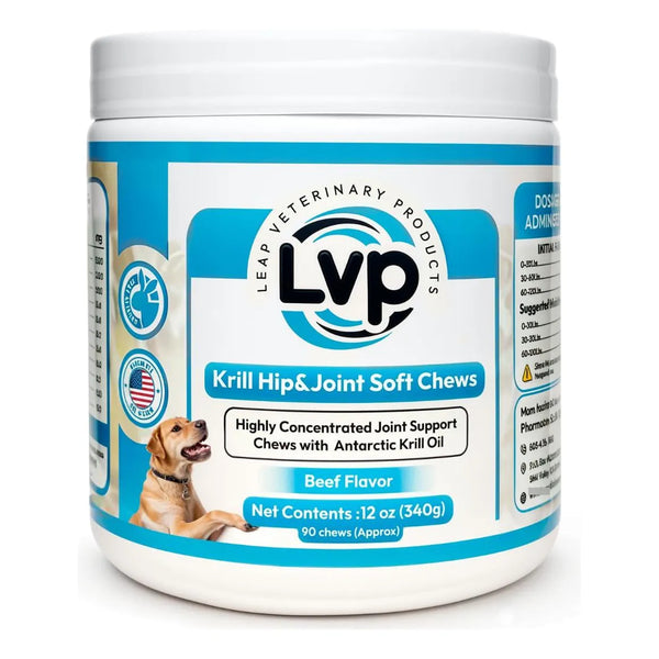 Masticables Suaves De Aceite De Krill Con Glucosamina Para Perros Salud Articular Y Movilidad